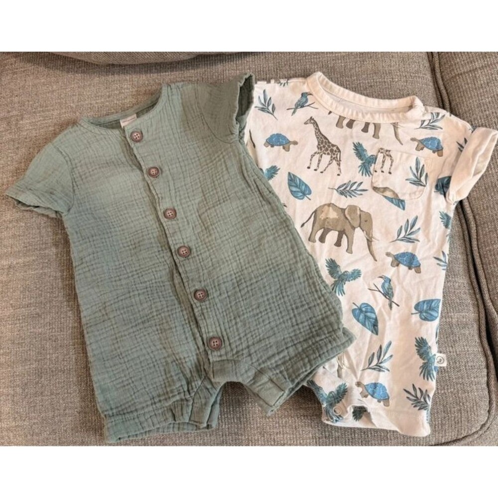 Carter’s Baby boy romper bundle 6M